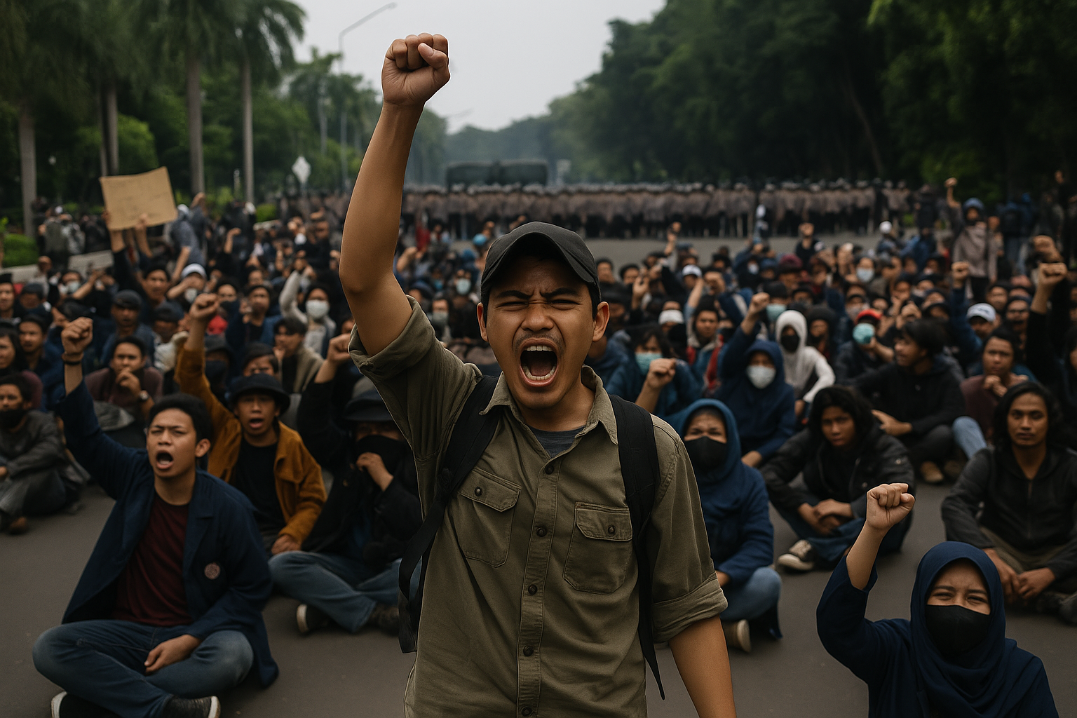  Tuntutan Massa: Potong Gaji DPR hingga Sorotan pada Peran Militer